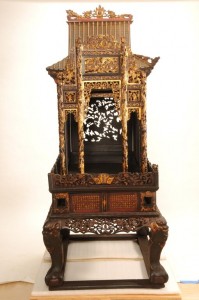 Antique sedan chairs