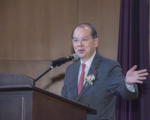 Hon. CHEUNG Kin Chung, Matthew, GBS, JP, Chief Secretary for Administration, HKSAR, delivered a speech at the Ceremony.