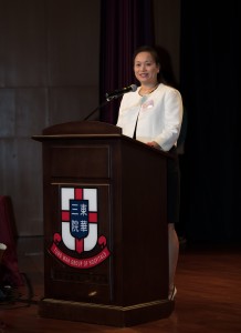 Ms. Kathleen Gan, Chief Financial Officer Asia Pacific of The Hongkong & Shanghai Banking Corporation Limited, delivered a speech at the Ceremony. 