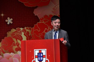 圖五：全國政協委員、香港重慶總會主席馬浩文博士BBS提到兩會期間有不少重要內容，其中國家支持香港完成基本法第23條立法，對香港長治久安的長遠發展計劃有着重要影響。