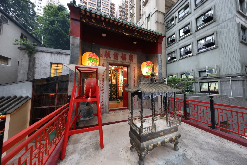 圖一為位於上環的廣福祠，約於1856年落成，迄今已有170年歷史。