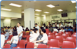 Western and Chinese outpatient clinics of Tung Wah providing free medical services.