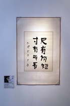 「愛不同藝術」現正舉行「天生我手必有用」書法展，展出弱能人士的書法作品。
