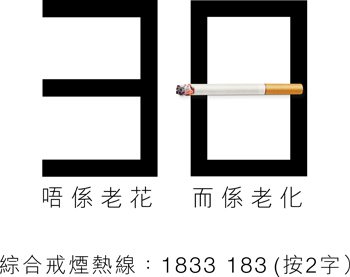 綜合戒煙熱線：1833 183（按 2 字）