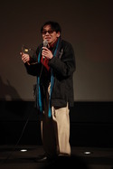 《東風破》男主角泰廸羅賓在《金考拉國際華語電影節》頒獎典禮上分享得獎感受。