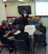 中心安排中醫師定期到循道衞理楊震社會服務處－愛民長者鄰舍中心定期主講中醫藥健康講座。