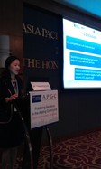 香港大學社會工作及社會行政學系助理教授樓瑋群博士在Asia Pacific Geriatric Conference 2012上發表服務需要評估的研究結果。