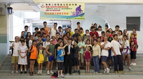 東華三院馬振玉紀念中學南生圍親子單車生態遊。