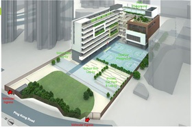 新校舍內園景觀