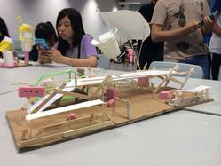 參與學生的模型作品。