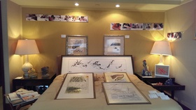 大會把藝術品融入酒店房間內，同時也展示了各藝術家的創作過程。