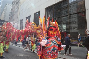 Man Mo Procession paraded through Central