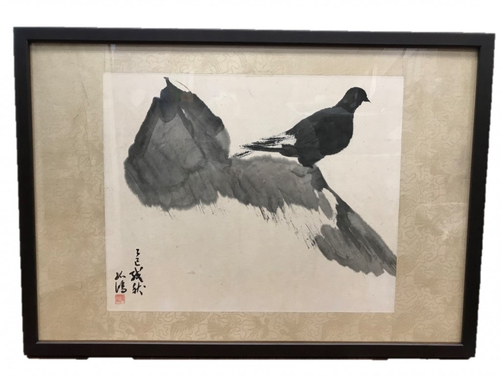 畫作《小鳥四》