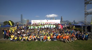 圖七︰香港賽馬會特殊馬拉松2024（iRun）藉著賽事加強傷健人士之間的溝通及互動，實踐「傷健共融」的理念。