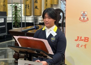 圖三及圖四為學生於簽署儀式上分享參與計劃的寶貴經驗和感想。